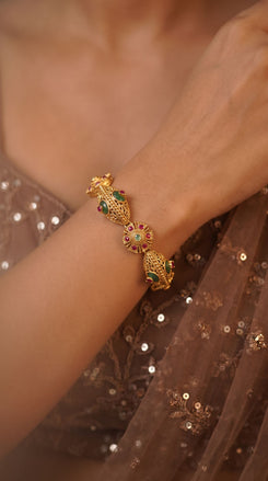 Heirloom Gajra Style Indian Bracelet for Women - view 5