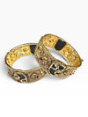 Heirloom Heritage Green Openable Kada Bangles for Women - view 3