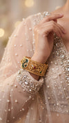 Heirloom Heritage Green Openable Kada Bangles for Women - view 4