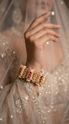 Heirloom Heritage Maroon Kada Bangles for Women - view 2
