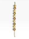 Heirloom Pink Green Flower Indian Bracelet for Women - view 3