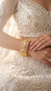 Heirloom Round Floral Openable Kada Bangles for Women