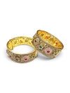 Heirloom Round Floral Openable Kada Bangles for Women - view 3