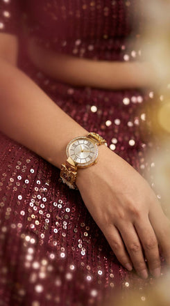 Heritage Beaded Crystal Dial Kundan Watch for Women - view 2