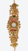 Heritage Elephant and Straight Red Work Rajwadi Watch for Women - view 3