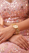 Heritage Flower Ultra Luxe Round Crystal Dial Rajwadi Watch for Women - view 2