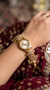 Heritage Flower Ultra Luxe Round Crystal Dial Rajwadi Watch for Women - view 5