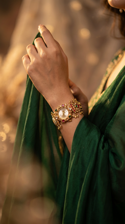Heritage Luxury Heart Dial Rajwadi Watch for Women - view 4