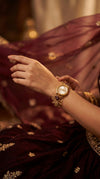 Heritage Luxury Red Motif Rajwadi Watch for Women