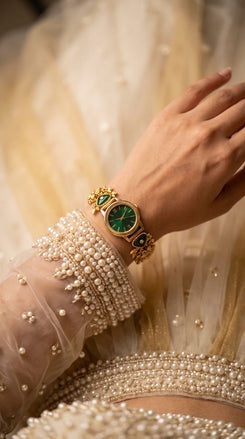 Heritage Maharani Green Dial Rajwadi Watch for Women - view 4
