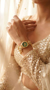 Heritage Maharani Green Elephant Dial Rajwadi Watch for Women