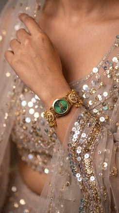 Heritage Maharani Green Elephant Dial Rajwadi Watch for Women - view 2