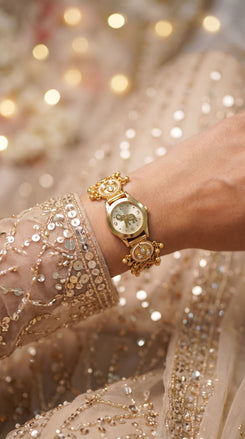 Heritage Maharani White Elephant Dial Rajwadi Watch for Women - view 4