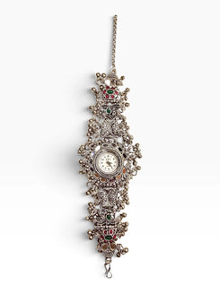 Heritage Oxidised Mirror Watch for Women - view 5