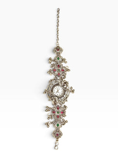 Heritage Oxidised Red and Green Floral Watch for Women - view 5
