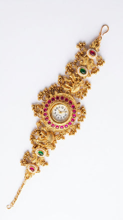 Heritage Pearl and Elephant Rajwadi Ghungroo Watch for Women - view 3