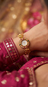 Heritage Ranisa Gold Leaf Elephant Rajwadi Watch for Women