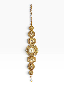 Heritage Ranisa Gold Mirror Rajwadi Watch for Women - view 3
