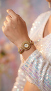 Heritage Ranisa Golden Border Rajwadi Watch for Women