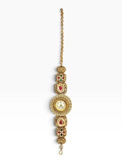 Heritage Ranisa Golden Border Rajwadi Watch for Women - view 3