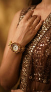Heritage Ranisa Golden Leaf Rajwadi Watch for Women - view 2