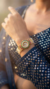 Heritage Ranisa Green Border Beaded Rajwadi Watch for Women - view 2