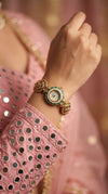 Heritage Ranisa Round Green-Pink Rajwadi Watch for Women - view 6