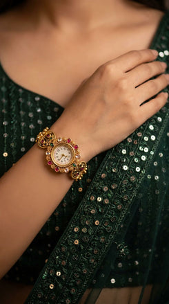 Heritage Ranisa Round Square Rajwadi Watch for Women - view 2