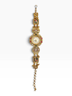 Heritage Ranisa Round Square Rajwadi Watch for Women - view 3