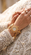 Heritage Triple Round Flower Rajwadi Watch for Women