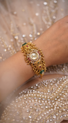 Ivory Shield Ruby Bracelet Watch side view, Cunei India