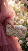 Light Pink Embroidered Party Clutch - view 2