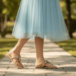 Light Pink Flats for Women - Daily & Office Wear - Image 5 - Cunei India