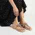 Light Pink Stone T-Strap Flats