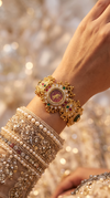 Magenta Cluster Elephant Bracelet Watch for women, Cunei India