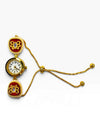 Maroon Beaded Bracelet Watch - view 3