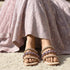 Mauve Flat Sandals