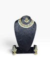 Mint and Pink Kundan Drops Necklace Set product photo, Cunei India