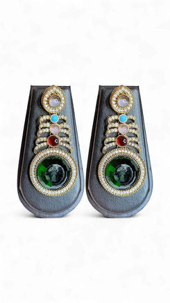 Multi-Color Cz Cascading Dangling Earrings for women, Cunei India