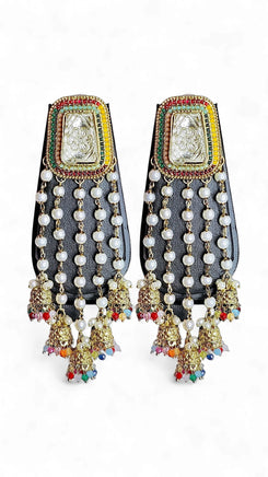 Multi-Color Pearl Cascading Hanging Earrings for women, Cunei India