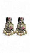 Multi-Color Kundan Ethnic Hanging Earrings for women, Cunei India