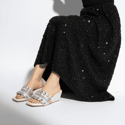 Multi-Stone Wedges for Women - Casual & Party Wear - Image 3 - Cunei India