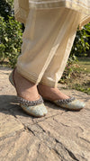 Light Blue Ghungroo Jutti for Women