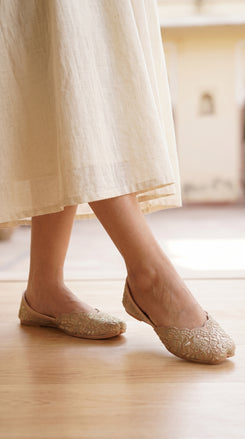 Nude Brown Jutti for Women