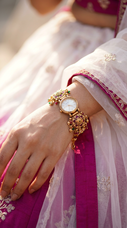 Heritage Luxury Hex Rajwadi Watch for Women