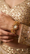 Heritage Ranisa Beaded Strap Pink Green Rajwadi Watch for Women