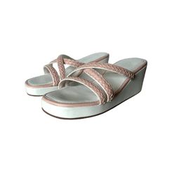 Pastel Pink and White Wedges - cunei