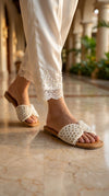 Pearl Embellished Flats for Women - Casual and Festive Wear - view 4