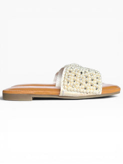 Pearl Embellished Flats for Women - Casual and Festive Wear - view 8