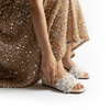 Pearl Flower Wedges for Women - Casual & Party Wear - Image 2 - Cunei India